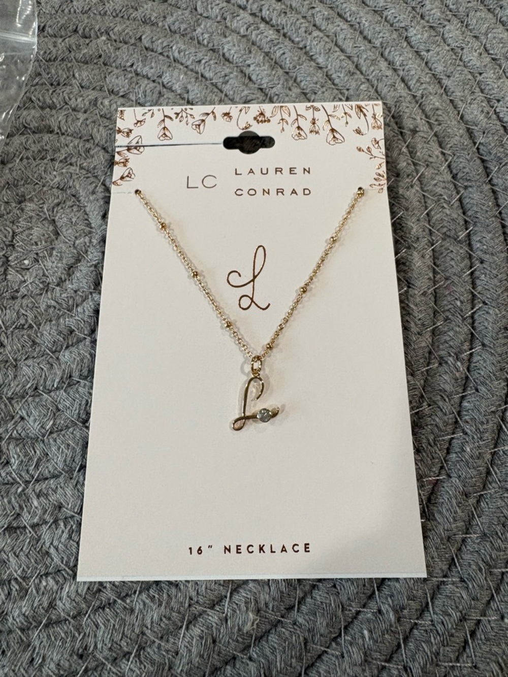 ⭐️ 5/$25 Gold 'L' Initial Necklace
